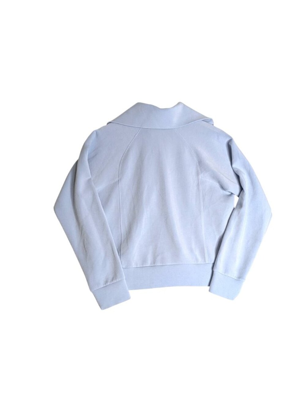 Spanx AirEssentials Half-Zip Sweatshirt Womens S Light Blue Athleisure Pullover - Picture 11 of 12